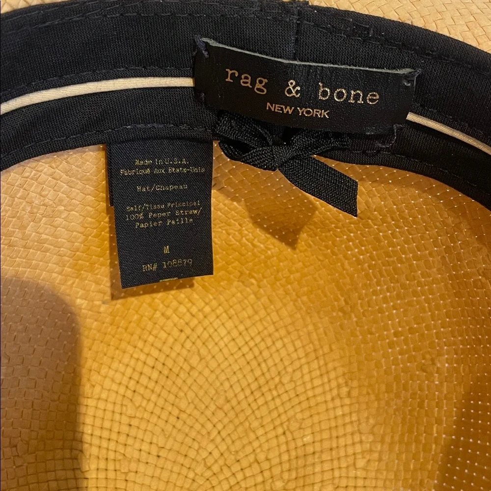 Rag & Bone paper straw hat fedora - Picture 4 of 4